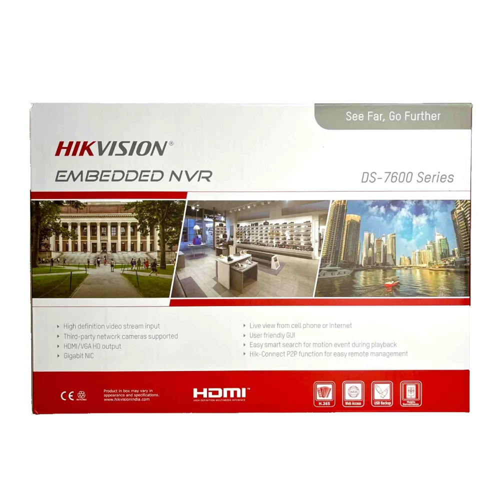 Hikvision 4ch 1 SATA H.265+ NVR (7604NI-Q1) view 3